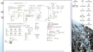 MaxMSP nobuyasu sakonda Granular synthesis patch [upl. by Siwel298]