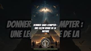 DONNER sans COMPTER Une leçon venue de la natureinspiration motivation lifelessons [upl. by Liederman]