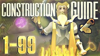 THE ULTIMATE 199 Construction Guide 2024 OSRS [upl. by Yaya]