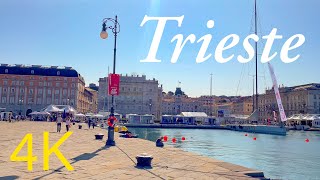 Trieste Italy 🇮🇹☀️October 2023 4K 60fps Walking Tour  with Captions [upl. by Fidellia]