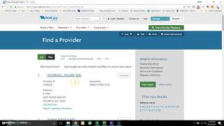 StepbyStep HowTo Provider Search WellCare Medicare Advantage [upl. by Naujik142]