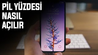 İPHONE PİL YÜZDESİ AÇMA  2024 [upl. by Morril]