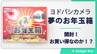 ヨドバシカメラの夢のお年玉箱2021ミラーレス一眼スタイリッシュモデルの夢を開封！ 果たしてお買い得なのか！？ [upl. by Astri]