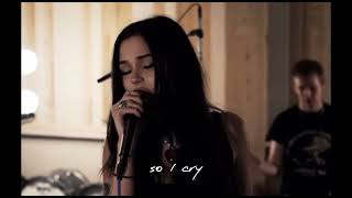 Maggie Lindemann  All Around Me Flyleaf CoverLyric Video [upl. by Melleta]