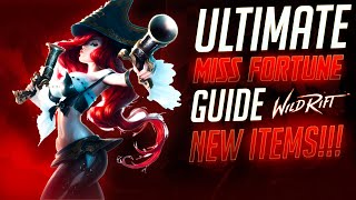 Wild Rift  MISS FORTUNE Guide  Build NEW ITEMS Runes Tips and Tricks [upl. by Seward62]