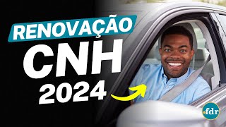 RENOVAR CARTEIRA DE MOTORISTA EM 2024 VEJA AS MUDANÇAS VALIDADE E ETAPAS DA RENOVAÇÃO DA CNH [upl. by Sihonn]