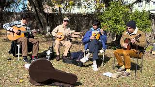 Italian mandolin New Orleans impromptu jam session  WANDA 1918 [upl. by Pudens]