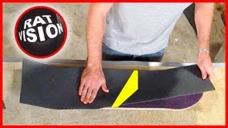 Put On Skateboard amp Longboard Grip Tape CORRECTLY [upl. by Bijan830]