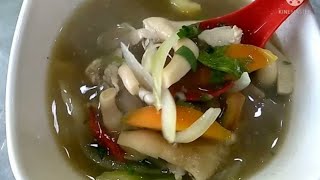 Resepi sup cendawan ala Thai  Rizal tomyam [upl. by Greenebaum767]