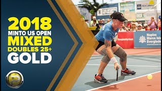 Mixed Doubles 25 Gold Medal Match from the 2018 Minto US Open Pickleball Championships [upl. by Slifka431]