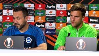 Very tough moment Important to win tomorrow  Roberto De Zerbi Joel Veltman  Brighton v Ajax [upl. by Ha166]