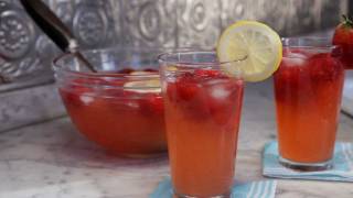 How to Make LemonStrawberry Punch [upl. by Tioneb18]