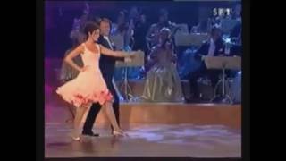 André Rieu is dancing the Ländler with Barbara Wussow [upl. by Dev]