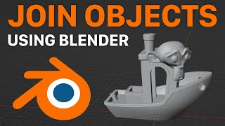 How to join 2 objects together using Blender [upl. by Ocin]