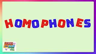 Homophones with JampA [upl. by Einal]