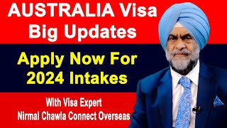 Australia Updates –Apply now for 2024 Intakes  Connect Overseas [upl. by Porta]