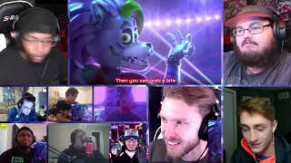 FNAF SECURITY BREACH RAP by JT Music  quotThe Party Isnt Overquot REACTION MASHUP1516 [upl. by Haman]