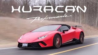 2018 Lamborghini Huracan Performante Spyder Review  Screaming V10 [upl. by Enela]