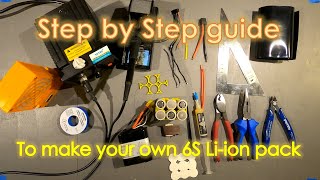 DIY 6S 21700 Liion Pack [upl. by Siroved]