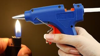 9 Awesome HOT GLUE Gun Life Hacks [upl. by Reviere]