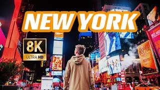 12 Best Places to Visit in New York City in 8K  Largest City in USA  New York Travel Guide  NYC [upl. by Rind97]