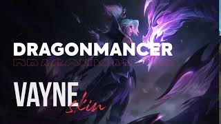 Dragonmancer Vayne  OPGG Skin Review  League of Legends [upl. by Penland]