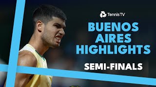 Alcaraz vs Jarry Diaz Acosta vs Coria in Argentine Derby  Buenos Aires 2024 SemiFinal Highlights [upl. by Heringer]