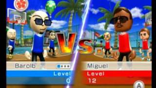 Wii Sports Resort Basketball Pickup Game [upl. by Gersham981]