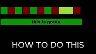 HTML HOW TO DO THIS 1 DIV GREEN AND RED [upl. by Brezin315]