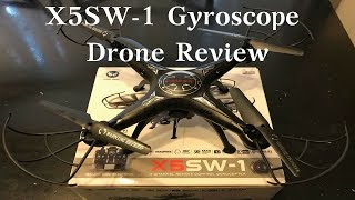 Drone Review X5SW1 Gyroscope Drone with Camera [upl. by Adaj]