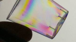 PHOTOELASTICITY seeing tension with 3D glasses [upl. by Hallock]