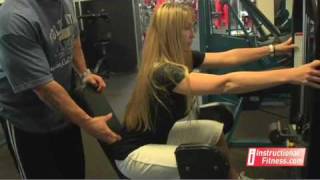 Instructional Fitness  Hip Abduction Machine [upl. by Olmsted989]