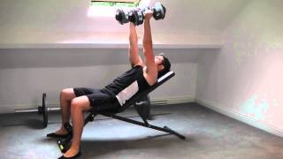 Dumbbell Chest Press  Incline amp Twist [upl. by Catha605]