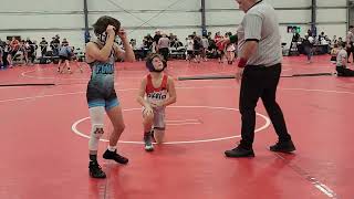 VAC Holiday Duals 12092022 Funky Singlets vs Team Ohio 110lbs [upl. by Teplica246]