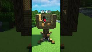 Best Simple Tree House Minecraft 🎮 [upl. by Alayne]