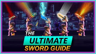 The ONLY Katana Zero SWORD GUIDE Youll Ever Need How To Get Every Sword And What They Do [upl. by Kentigera]