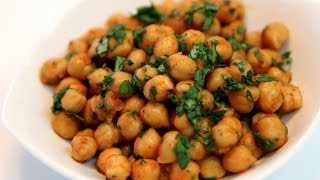 Chickpea Salad Moroccan Style Recipe  CookingWithAlia  Episode 316 [upl. by Anitnamaid]