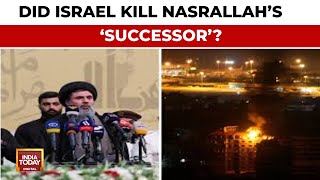 Israel Strikes Hezbollah In Lebanon IDF Claims To Kill New Chief Hashim Safieddine  India Today [upl. by Chapnick]