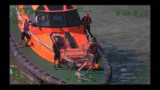 Lydd Coastguard helicopter training with Ramsgate pilot boat [upl. by Ithsav]