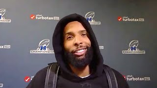 Odell Beckham Jr On Playing With Matthew Stafford Journey To NFC Championship Matchup [upl. by Ede]