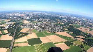 Gleitschirmflug Holzheim Schlepp – Bergheim 11 August 2024 [upl. by Claudell345]