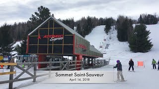 Sommet Saint Sauveur  April 14 2018 [upl. by Ardnasac497]