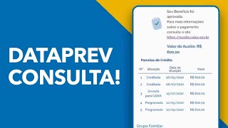 consulta dataprev auxílio emergencial 2023 [upl. by Nivag]