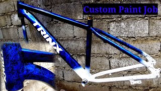 How to paint bike parts the cheap and easy way [upl. by Joelle]