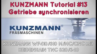 13 Getriebe synchronisieren KUNZMANN MASCHINENBAU TUTORIAL 2020 10 15H [upl. by Eesac]