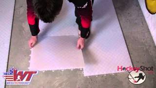 HockeyShot Flooring Tiles  How To Take them Appart [upl. by Duwad597]