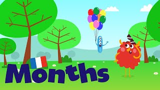 Months of the Year in French 🇫🇷  Learn French [upl. by Attaynik]