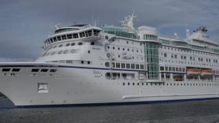 4K  Birka Cruiseship arriving in Stockholm [upl. by Atinuahs]