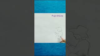 how to draw Fish CatchingRainy Day Drawingfisherman draw stepeasy with oil pastel youtubeshorts [upl. by Ileyan]