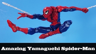 Amazing Yamaguchi SpiderMan Revoltech Figure Complex Kaiyodo Review [upl. by Adiol]